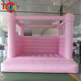 Outdoor Games Activiteiten 13ft Commercieel Wit Bounce House opblaasbaar bruiloft Bouncy Castle Jumping volwassenen Kids Bouncer Castle voor feest