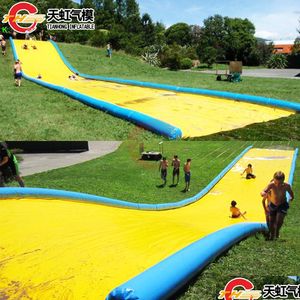 Actividades de juegos al aire libre Slip N -Slide Commercial Inflable The City Long Water Diapositivos para la venta Deportes de entrega de entrega al aire libre OTUS