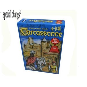 Activités de jeux de plein air Carcassonne 5 en 1 2 en 1 Développer le jeu de société 2-5 joueurs pour la famille/la fête/cadeau cadeau drôle jeu de société de placement de carreaux 230626