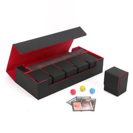 Outdoor Games Activiteiten Card Deck Opbergdoos Duurzame Stevige TCG OCG Kaartopslag Trading Card Deck Box voor Commander MTG Card Carrying Organizer Case 230928