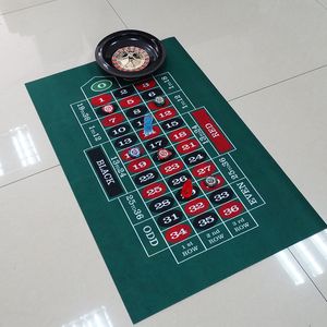 Juegos al aire libre Actividades Estera de juego de póquer de doble cara Mesa de dados Blackjack Casino Felt Roll-up Casino Ruleta Estera de mesa para fiesta Bar Juego de mesa 230725