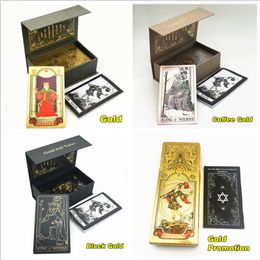 Activités de jeux de plein air haute qualité Tarot Deck cartes en plastique jeu de société astrologie L698 230718