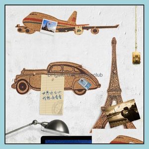 Outdoor Games Activiteiten Leisure Sport buitenshuis Cork Board Wood Phellem Wall Office School Home Decoratie Sticker Pins Drop Delivery 202