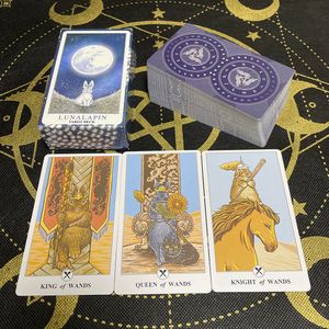 Juegos al aire libre Actividades Conejo Tarot Cartas Juegos de mesa Cubierta Juego de mesa Runas para adivinación Oraculos Tarjeta coleccionable Organizador Caja Brujería 230725