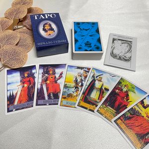 Activités de jeux de plein air Cartes de tarot en russe Jeu de société Jeu de société Astrologie Rpg Divination Destin Jeux en direct Drink Decks Guide Table Deck 230725