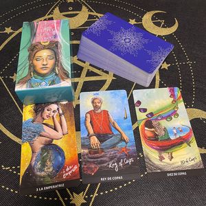 Juegos al aire libre Actividades Tarot Cartas en español Baraja de adivinación para principiantes con guía en inglés Juegos de mesa Astrología Predicciones Taro en español 230711