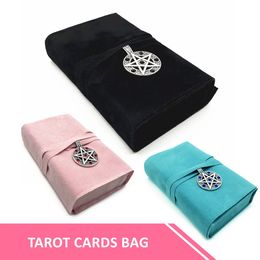 Outdoor Games Activiteiten Tarot Pouch Kaarten Opbergtas Doek Zwart Roze Blauw Heks Waarzeggerij Sieraden Astrologie Dobbelstenen Accessoires Tas L754 230725