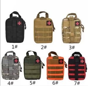 Buiten Tactical Medical Packets EHBO -AID KIT IFAK UTILITY POUCH Emergency Bag voor Vest Belt Taille Pack EMT Multifunctioneel