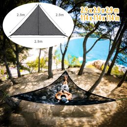 Triangle de survie du jardin extérieur endormi hamacs portables touristes pour le camping fournitures