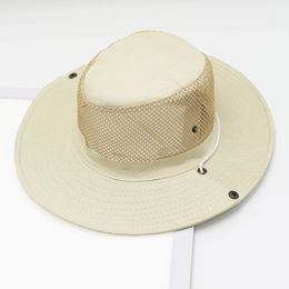 Outdoor tuinieren hoed brede randbescherming Zon bescherming Hat Vissen Wandelhoed UPF 50+ brede rand Mannen en vrouwen Emmer hoeden