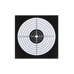 Outdoor Gun Airsoft Paintball Archery 100pcs Target Papers blad voor 14x14 cm tactisch trainingsdoel NO16-004