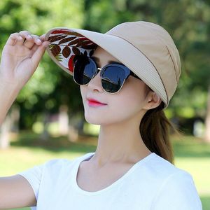 Chapeaux d'extérieur 50-60cm Chapeau de pêche Hommes Lady Sun Protection Big Cap Anti-UV Vélo Sport Vide Top Beach