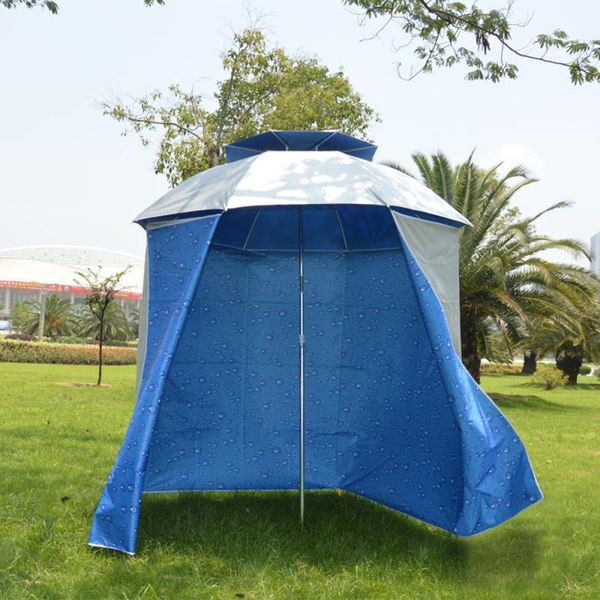 Chapeaux d'extérieur Anti-UV 4.8x1.5M, parapluie de pêche, tissu d'ombrage, tente murale imperméable, abris de plage, tablier de protection, équipement de Camping