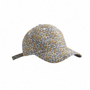 Chapeaux d'extérieur Casquette de fleur cassée Hardtop Mode étudiant Pare-soleil Baseball Casual Casquettes de sport Chapeaux taille peut être ajusté t4y5 #