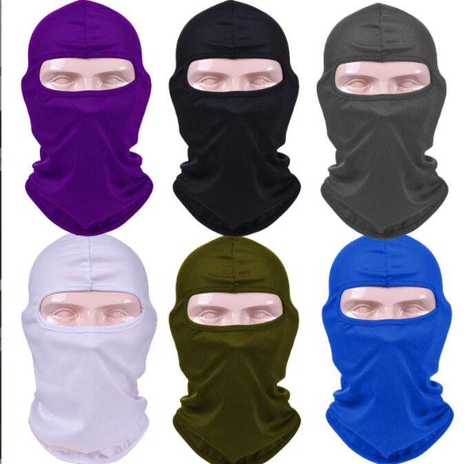 Outdoor Hats Full Face cover mask Balaclava Cap Outdoor hiking camping Headwear Cycling Motorcycle Masks dustproof hood
