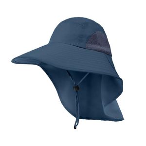 Sombreros al aire libre KoKossi gorra de pesca de moda grandes aleros protector solar transpirable agradable a la piel sombrero cómodo deportes de montañismo