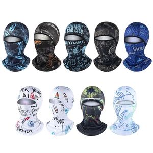 Outdoor Hats Men Women Caps Cycling Balaclava Full Face Ski Cover Bicycle Hat Breathable Anti UV Motocross Motorcycle Helmet Liner 231017
