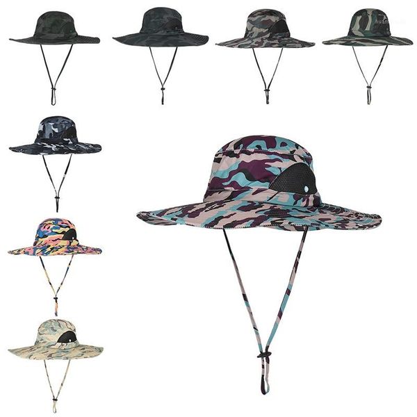 Sombreros al aire libre Verano Ligero Secado rápido Protección solar Gorra masculina Cubo Hombres Sombrero de pesca Senderismo Gorras de ala ancha 20231