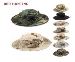 Outdoor Hats Tactical Sniper Camouflage Boonie Wandel Cap Militares Army Mens American Military Accessories ATACS FG9335249