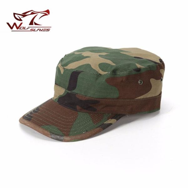 Chapeaux d'extérieur US Army Cap Tactique Combat Baseball Camo Ripstop Militaire Bush Jungle Chapeau Randonnée Pêche Chasse