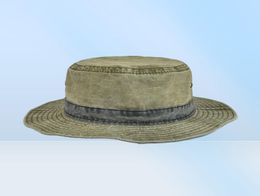 Chapeaux extérieurs seau voboom pour les hommes coton lavé coton panama pêche de chasse CAP UV400 Caps de protection solaire 2209123005900