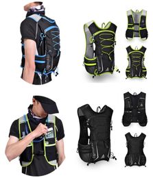 Buiten wandelen Camping Cycling Running Hydratatie Packs Backpack Sports Vest Water Bag Pack Offroad Marathon Light Ademende 5L R8361498