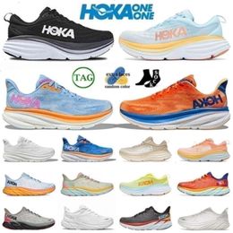 Outdoor Hokah One Running Shoes Bondi Clifton 8 Carbon X 2 Amber Geel Anthracite Castlerock Floral Triple Black White Low Dames