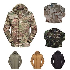Outdoor Hoody Softshell Jacket Woodland Hunting Shooting Clothing Tactical Camo Coat Combat Clothing Camouflage No05-228