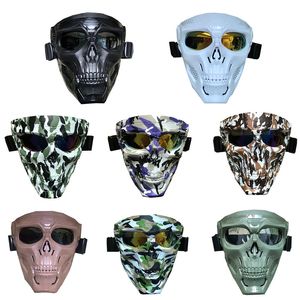 Horreur extérieure Gost crâne masque Airsoft tir équipement de Protection du visage tactique Paintball Halloween Cosplay NO03-327