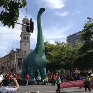 Outdoor enorme opblaasbare brachiosaurus dinosaurus voor advertentiepromotie Dino Giant Dragon Animal