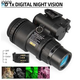 Alcance de caza al aire libre alcance de visión nocturna PVS-18 Dispositivo NVG monocular HD 1x Goggles de noche infrarroja CL27-0032