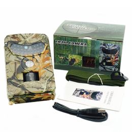 Outdoor Hunting Trail Camera 12MP Nieuwe wilde dierendetector Camera's HD Waterdichte monitoring Infrarood Cam Night Vision Photo Trap