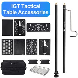 Accessoires d'unité de Tables IGT d'extérieur, équipement de Camping pour cuisine Mobile, planche de Table en acier inoxydable 240116