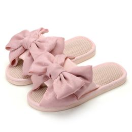 Lin intérieur extérieur maison Home Casual and Womens Cotton tongs Flip Flops Femmes Slip on Shoes Chaussures Butterfly House House Slippers Slides 230419 839 Pers