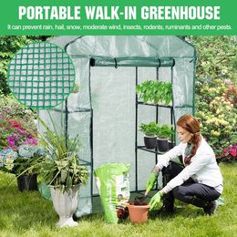 Cubierta de invernadero de planta interior al aire libre para jardinería de jardinería tibia resistente al agua Proteger flores flores solar casa 240415