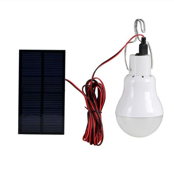 Système d'éclairage LED à énergie solaire intérieur extérieur lampe LED ampoule panneau solaire voyage de camp de faible puissance utilisé éclairage de jardin 15W2336