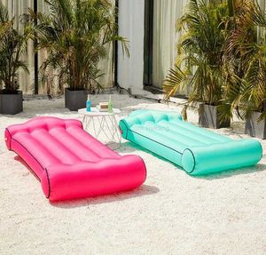 matelas gonflable extérieur pliant voiture camping oreiller lit sports nautiques chaise longue gonflable paresseux pouf sac de couchage plage nager piscine jouet