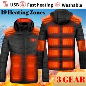 Vestes d'extérieur à capuche 19/9, débardeur chaud, Zones d'hiver, veste électrique pour hommes, manteau chaud USB M-6XL 231026