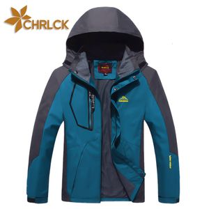 Outdoorjassen Hoodies CHRLCK Waterdichte wandeljas voor heren Grote maat Winddicht Windjack Kamperen Jagen Hardlopen Trekking Vissen Jas Heren 230926