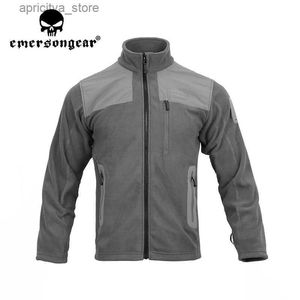 Outdoor Jackets Hoodies Emersongear Bluelable Tactical Lt Middle Leve Fleece Jacket Warmte Winter Mid-laag jas Airsoft Sport Outdoor Wandel jacht WG L48