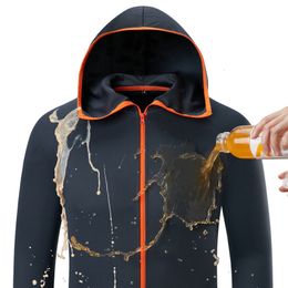 Vestes d'extérieur Hoodies Pêche Hommes Vêtements Tech Liste de vêtements hydrophobes Casual Soie de glace Étanche kleding Camping Hooded 230821