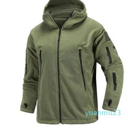 Outdoorjassen Hoodies Jagen Wandelen Militair Winter Thermisch Fleece Tactisch jack Buitensporten Kapmantel Militar Outdoor Leger