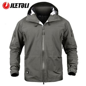 Outdoor Jackets Hoodies Jletoli Waterdichte jas Windscheiding Winter Outdoor wandeljack Men Women jas winddichte harde shell jas tactiek kleding 230823