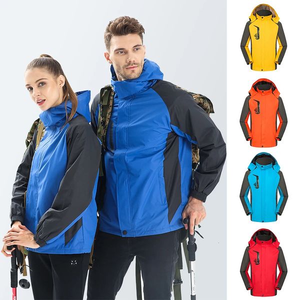 Vestes d'extérieur à capuche hommes femmes mince coupe-vent vêtements d'alpinisme extérieur imperméable crème solaire Camping chasse avec poche veste de frappe 231120