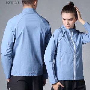 Buiten Jackets Hoodies Zomerhuidbescherming Mannen Vrouwen huid Coats ritszong bescherming Ademkabel koel dunne outdoor plus size casual jassen 4xl l48