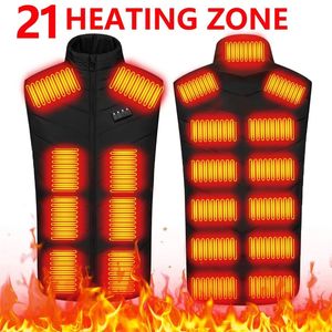 Vestes d'extérieur Sweats à capuche Zone 21 gilet chaud veste chaude pour hommes hiver USB gilet chaud gilet auto-chauffant veste chaude veste chaude 231116
