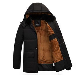 Outdoor Jackets JacketShoodies 2023 Men Jackt Lagen Dikke Warm Winter Winddichte Casual Mens Down Parka Hapa Hooded Outsed Cotton Padded