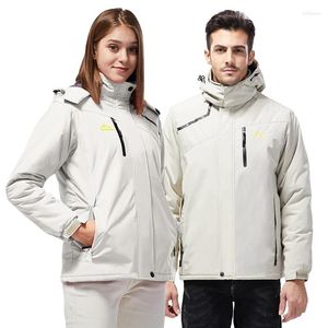 Vestes d'extérieur veste imperméable homme vêtements de randonnée Softshell 3 couches PU revêtement tissu léger costume imperméable