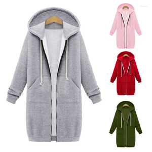 Vestes d'extérieur Sweat à capuche pour femme Sweatshirts Automne Hiver Grande Taille À Manches Longues Poche Pull À Capuche Femme Casual Chaud Sweat À Capuche