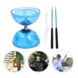 Jouets pour enfants extérieurs Jought diabolo à double tête Yoyo Soft Rubber Chinese Professional Fitness 240329